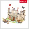 Puzzle 3D Castelul Piratilor CubicFun, 183 Piese, Joc Educativ, 6+ Ani, Constructie Fara Lipici, Carton si Spuma EPS