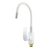 Baterie bucatarie cu dus flexibil MIXXUS MAGNUM 011 (NUT) WHITE CHROME REFL. Innovative ReliableTools
