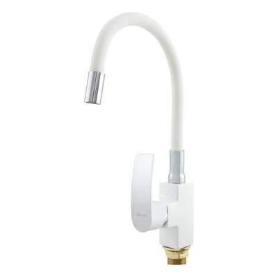 Baterie bucatarie cu dus flexibil MIXXUS MAGNUM 011 (NUT) WHITE CHROME REFL. Innovative ReliableTools foto
