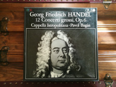 Handel - 12 Concerti Grossi, Op.6 (Box Set, 4 Viniluri)(Stare excelenta!) foto