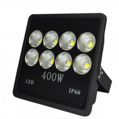 Proiector LED 400W Alb Rece 220V 8x50W UB60187 foto