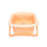 Cadita de baie cu dop de scurgere Ecotoys HA-B37 - Roz