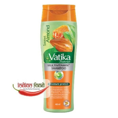Vatika Naturals Sweet Almond Multivitamin+ Shampoo (Sampon Hidratant cu Migdale foto