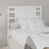 VidaXL Tăblie de pat, alb, 81x4x100 cm, lemn masiv de pin