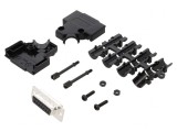 D-Sub 15-Pin Mufă Mamă 45&deg; Lipire Cabluri, MH CONNECTORS