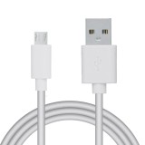 CABLU alimentare si date SPACER, pt. smartphone, USB 2.0 (T) la Micro-USB 2.0 (T), PVC, Retail pack, 1.8m, White, &quot;SPDC-MICRO-PVC-W-1.8&quot; (timbru verde