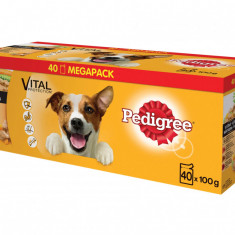 Pedigree Megapack 40 Buc Hrana Umeda Completa Pentru Caini Adulti Cu Vita In Aspic 100G 14505194