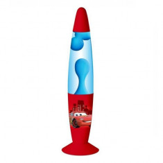 Lampa de veghe tip lava Disney Cars 402539, Rosu foto