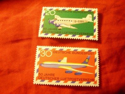 Serie RFG 1969 - Aviatie , 2 valori foto
