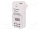&Icirc;ntrerupător cu temporizator ORNO 1min&divide;7zile 230VAC