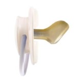 Cumpara ieftin Set 2 suzete ortodontice NIP Family din latex natural, 0-6 luni