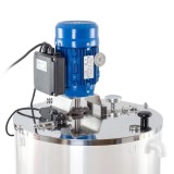 Capac cu Amestecator Motorizat pentru Incalzitor Lapte MilkPot 50 Kerbl, Otel Inoxidabil, Uniform