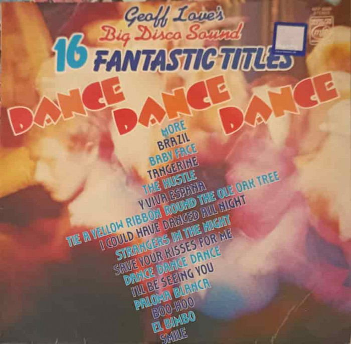 Disc vinil, LP. DANCE DANCE DANCE-Geoff Love&#039;s Big Disco Sound