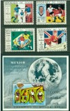 CIAD 1970 - Fotbal - WORLD CUP 1970, set de 4v + colita