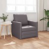 Canapea de podea cu pernă Gri 74 x 77 x 81 cm Piele artificială