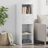 VidaXL Dulap &icirc;nalt, alb, 40x42,5x124 cm, lemn prelucrat