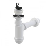 Sifon lavoar DN40 cu sită din plastic DN63, A42