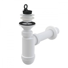 Sifon lavoar DN32 cu sită din plastic DN63, A420