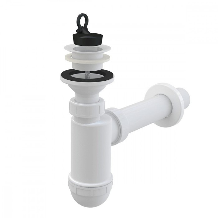Sifon lavoar DN32 cu sită din plastic DN63, A420