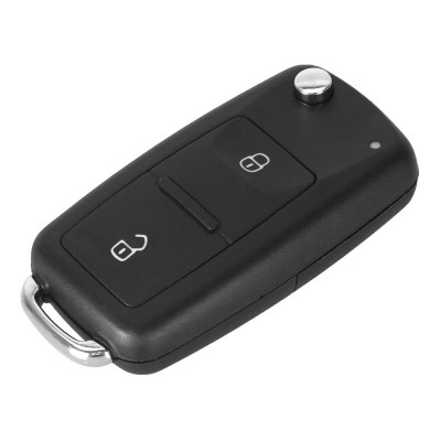 Carcasa cheie auto briceag cu 2 butoane, compatibila Volkswagen, Seat, Skoda VW-127 AllCars foto