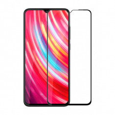 Folie de protectie Xiaomi Redmi Note 8 Pro, Folie sticla securizata 3D Negru, FULL SCREEN,Tempered Glass, Antisoc, Viceversa foto