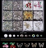 Figurine 3D volumetrice pentru manichiură, set ZSHZ-959