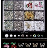 Figurine 3D volumetrice pentru manichiură, set ZSHZ-959