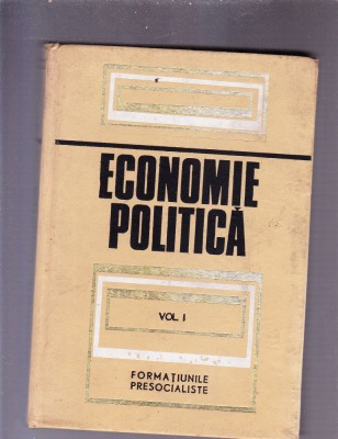 ECONOMIE POLITICA VOL 1 foto
