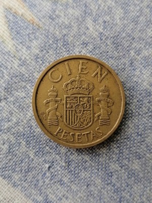 MONEDA - 100 PESETAS 1984 Spania foto
