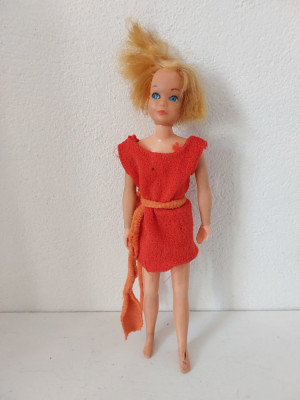 Papusa Barbi vintage 1969 Skipper Mattel Taiwan, TWIST N TURN, colectie foto