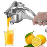 Cumpara ieftin Storcator manual fructe, TopBazar, otel inoxidabil, design ergonomic, usor de curatat si utilizat, durabil, argintiu