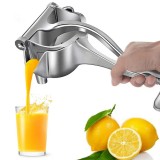 Storcator manual fructe, TopBazar, otel inoxidabil, design ergonomic, usor de curatat si utilizat, durabil, argintiu