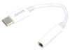 Cablu USB C la Jack 3,5mm Alb Savio SAVAK-51, 0.11m, USB 3.1