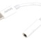 Cablu USB C la Jack 3,5mm Alb