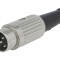 Conector DIN 5 pini drept pe cablu