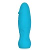 Mini vibrator Realistic Texture 10cm Bleu