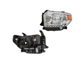 Far TOYOTA TUNDRA, 05.2013-2018, partea stanga, fara day running lumini; Type= USA; HB2+PY27/7W+W5W; electrical; inel cromat; halogen,
