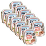Cumpara ieftin Happy Cat Minkas DUO Pat&eacute; pasăre și somon 12 x 100 g