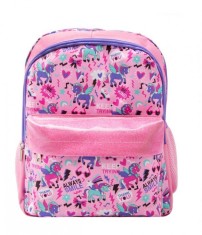 Ghiozdan pentru gradinita, Imprimeu Unicorn Roz,27x10x33 cm