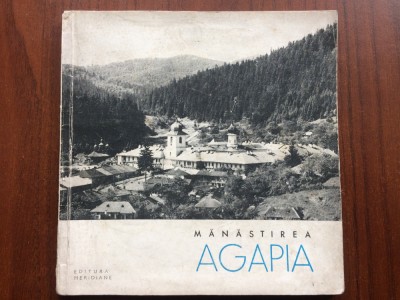 MANASTIREA AGAPIA Lupan EDITURA MERIDIANE 1967 mic indreptar monumente istorice foto