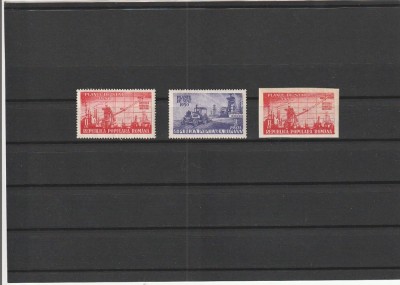 ROMANIA 1950 LP 263 PLANUL DE STAT SERIE MNH NESTAMPILATA foto