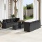vidaXL Set de canapele pentru grădină 11 pcs Negru 90 x 55 x 71 cm 3363539