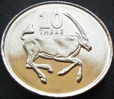 Moneda exotica 10 THEBE - BOTSWANA, anul 1998 * cod 1642 = A.UNC, Africa