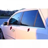Set de 4 ornamente chedere/geamuri crom pentru Mercedes ML Class W163 din 1997-2005