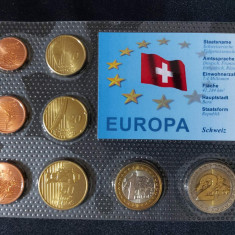 Set Euro - Probe - Elveţia 2003 , 8 monede