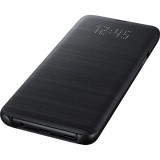 Husa de protectie Samsung LED View pentru Galaxy S9, Black, Purple, Mov, Negru, Alt material