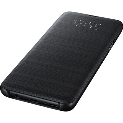 Husa de protectie Samsung LED View pentru Galaxy S9, Black, Purple foto