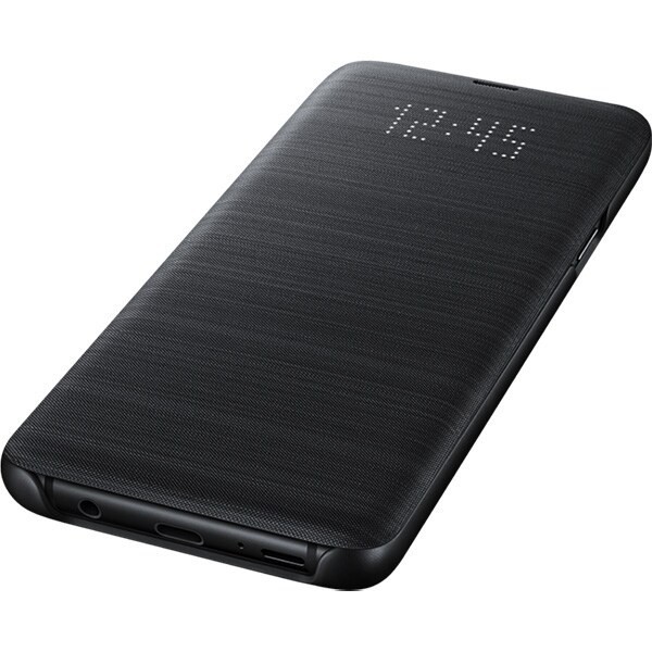 Husa de protectie Samsung LED View pentru Galaxy S9, Black, Purple