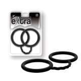 Catuse Din Silicon Sex Extra, Negru