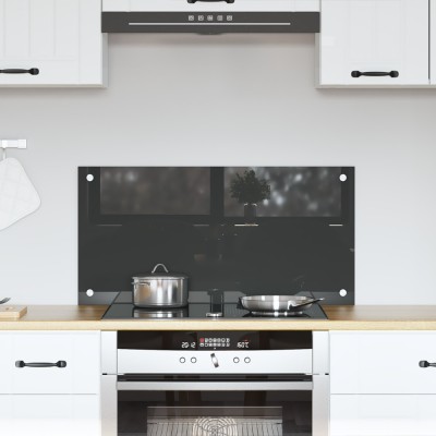 vidaXL Spate de bucătărie Gri &amp;icirc;nchis 80 x 40 x 0.6 cm 42001241 foto